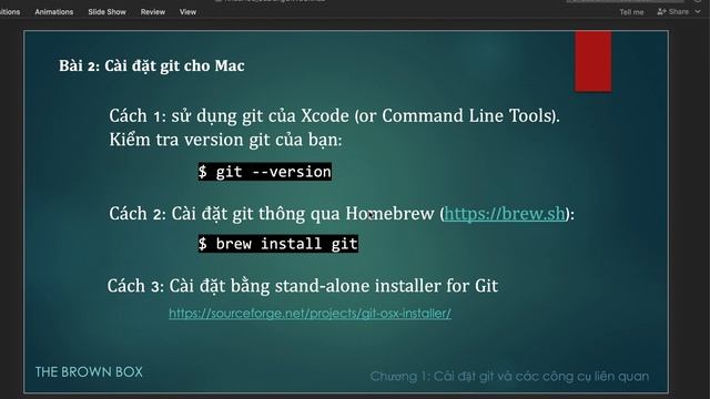 Git and GitHub 01: Cài đặt git cho Mac OS смотреть онлайн