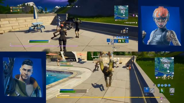 Split-Screen Fortnite with My Bros (HARD) смотреть онлайн