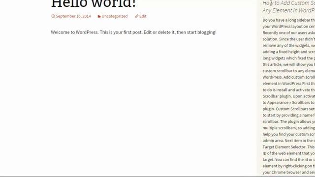 How to Add Custom Scrollbar to Any Element in WordPress смотреть онлайн