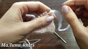 Как закрыть полую резинку спицами и иглой? Два способа!