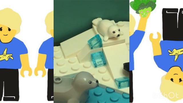 Лего анимация экспедиция на север | #legoanimation #lego | сборка набора | #тюлени