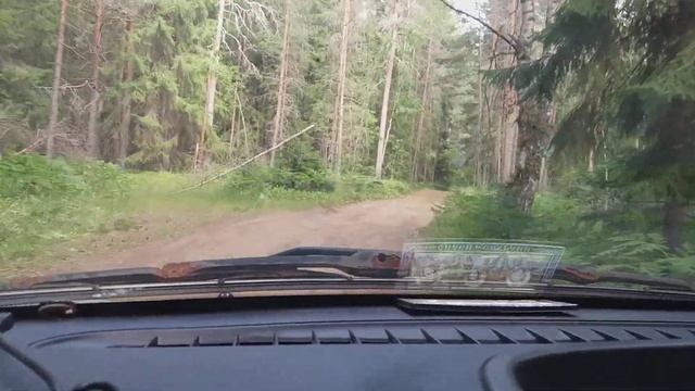 Дорога на оз Судачье Кингисеппский район Лен.области. смотреть онлайн