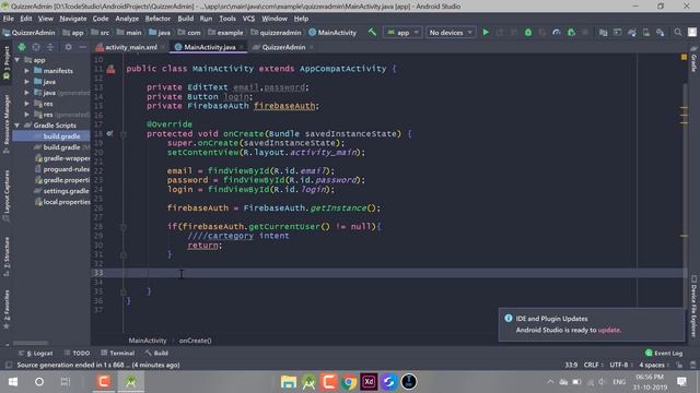 Quizzer Admin app in android studio?(Part-2)| Hindi Tutorial 2019 смотреть онлайн