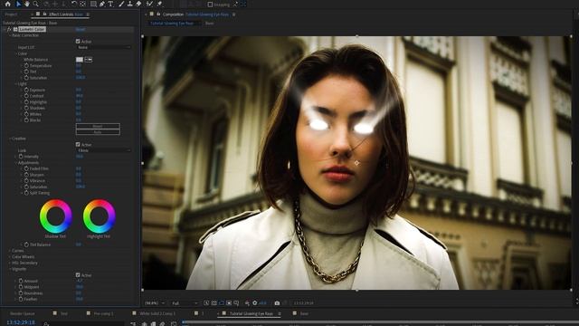 try this LASER GLOWING EYE EFFECT... (AFTER EFFECTS) смотреть онлайн