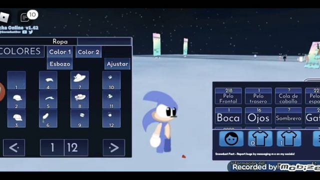 COMO HACER A SONIC 1 EN GACHA ONLINE ROBLOX (CON ESTO YA NOSE XDD)