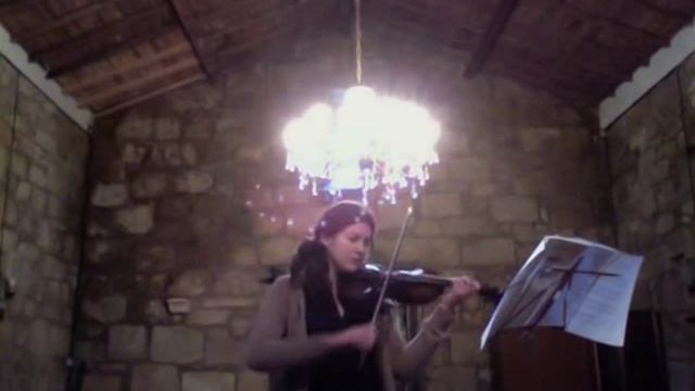 Bach - Presto. Audition For YouTube - Estefania Lema