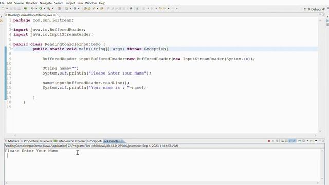 Reading console input || BufferedReader || Scanner || Console смотреть онлайн
