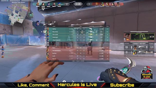 🔴 VALORANT LIVE INDIA | Road to 100 Subscribers 🔴 | Hercules is live смотреть онлайн