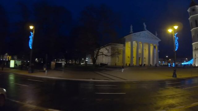 A trip by car through the Christmas Vilnius смотреть онлайн