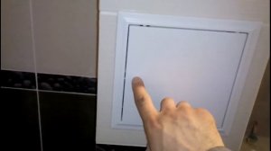 маленькие хитрости: пластиковый ревизионный люк...