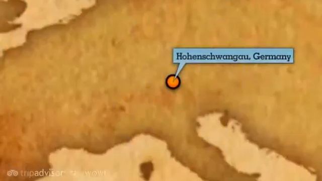 Schloss Hohenschwangau - Hohenschwangau, Romantic Road, Bavaria, Germany смотреть онлайн