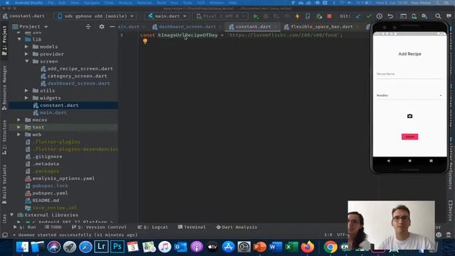 Flutter Together - Recipe App - Custom App Bar And Stacks - Part #4