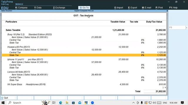 About of Intera State Inword Supply in Tally Prime | GIT Education смотреть онлайн