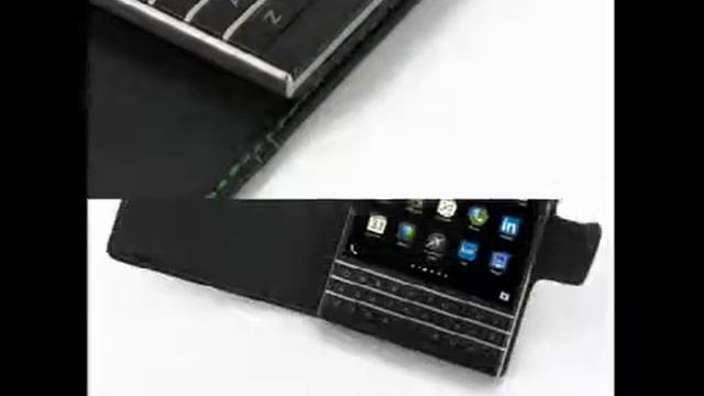 PDair BlackBerry BB Passport Leather Book Case (Green Stitch) смотреть онлайн