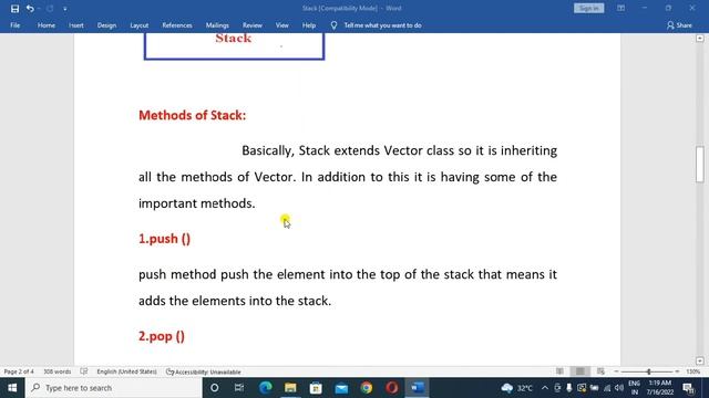 What is Stack in java(Telugu) смотреть онлайн