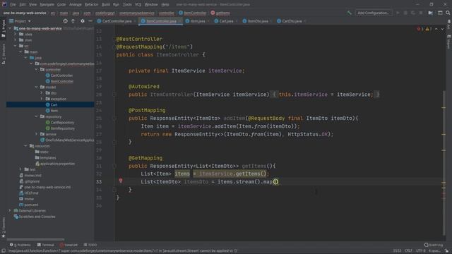 Java Spring Boot - JPA - Hibernate - H2 - One To Many - REST Web Service - RESTful API смотреть онлайн