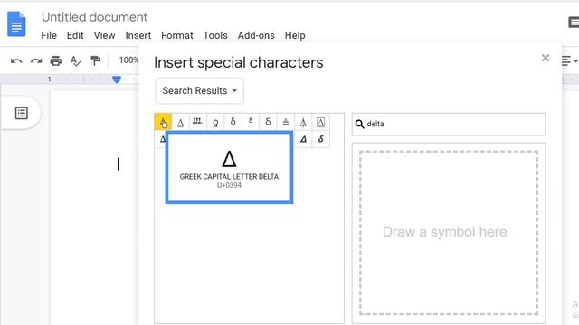 How to insert Delta Symbol in Google Sheets смотреть онлайн