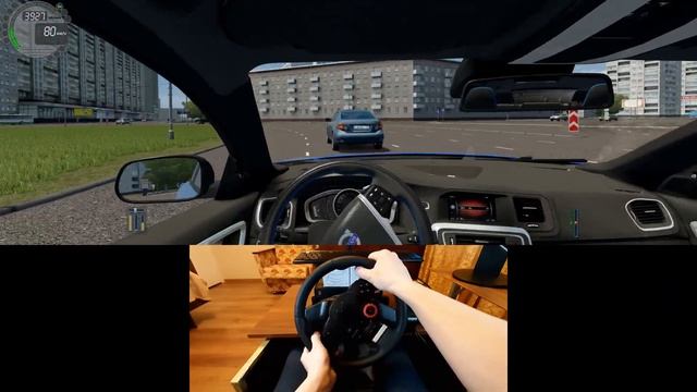 City Car Driving | Volvo V60 Polestar 2015 | Езда без правил!!! смотреть онлайн
