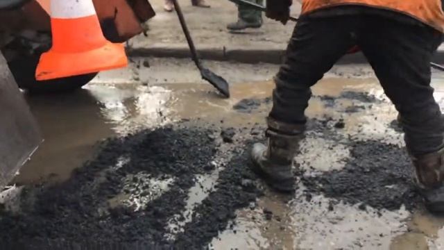 ремонт дороги ул. Гладкова г. Чебоксары 25.04.2015 смотреть онлайн