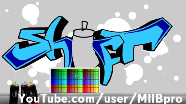 Граффити вконтакте - SHIFT (Speed paint) смотреть онлайн