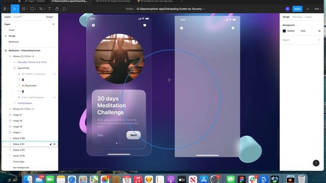 Glassmorphism UI Design for beginners смотреть онлайн
