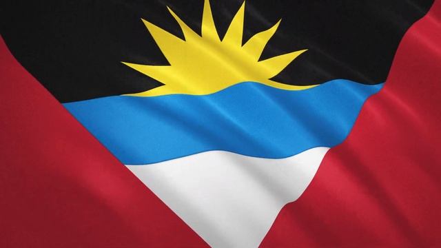 Развевающийся флаг Антигуа и Барбуда / Waving Flag of Antigua and Barbuda смотреть онлайн