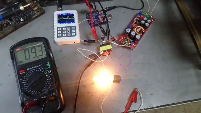 Простий інвертор 12 - 220 на Arduino Uno (прототип)