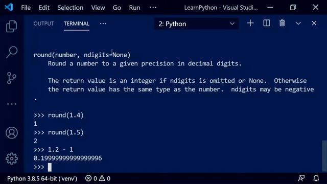 Python Round function | Solving IEEE 754 Floating Point Representation Problem смотреть онлайн