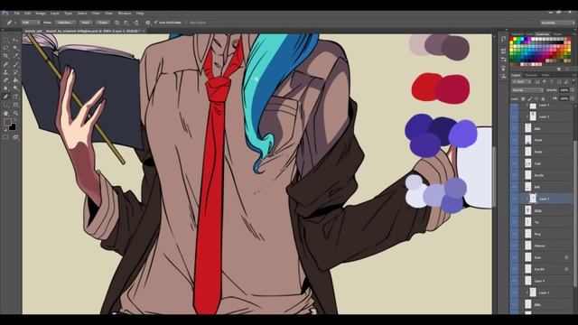 Coloring with Pen-Tool (and Brushes :P) смотреть онлайн
