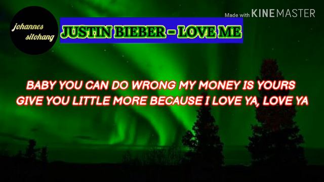 Justin bieber - love me ( lyrics ) смотреть онлайн