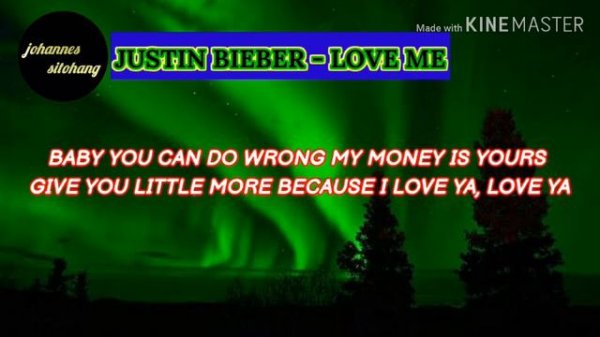 Justin bieber - love me ( lyrics )