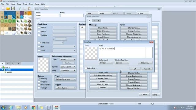 RPG Maker MV Tutorial -how to change text color and size- смотреть онлайн
