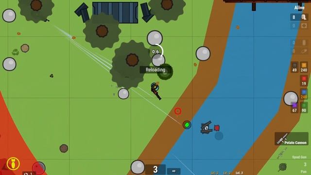 The BEST POTATO COMBO! || Guaranteed WIN! - Potato Cannon + Spud Gun - Surviv.io смотреть онлайн