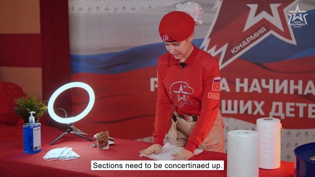 ЮНАРМИЯ ПРОТИВ COVID-19: КАК СДЕЛАТЬ ЗАЩИТНУЮ МАСКУ СВОИМИ РУКАМИ смотреть онлайн