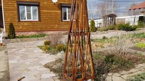 ОПОРЫ  для КЛЕМАТИСОВ своими руками.