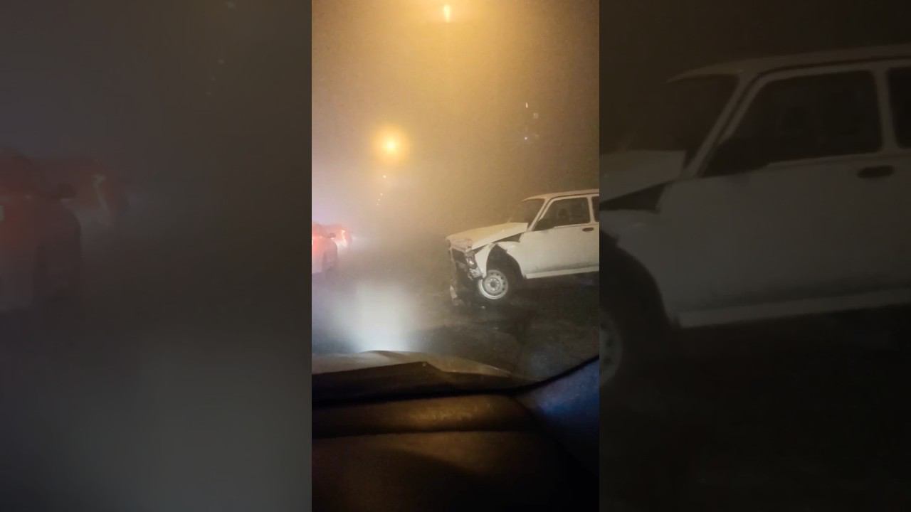 разбитая нива , туман, видимость два метра #город #авто #авария #beat #adventure смотреть онлайн