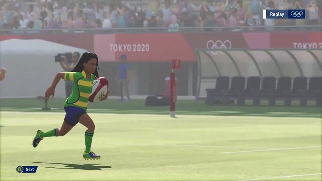 Rugby Olympic Games Tokyo 2020 The Official Video Game Gameplay Xbox Series S No Commentary смотреть онлайн
