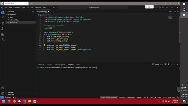 Controlling Festo Servo Drive with Python Library смотреть онлайн