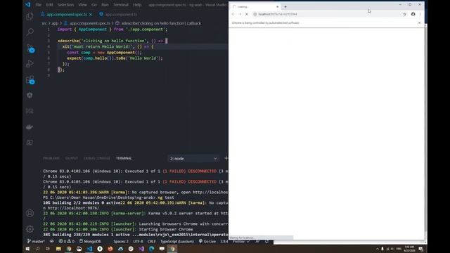Karma + Globals [xit - fit - xdescribe - fdescribe] | Master Unit Testing For Angular Framework смотреть онлайн