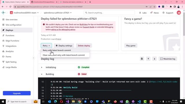 Deploy react app to Netlify смотреть онлайн