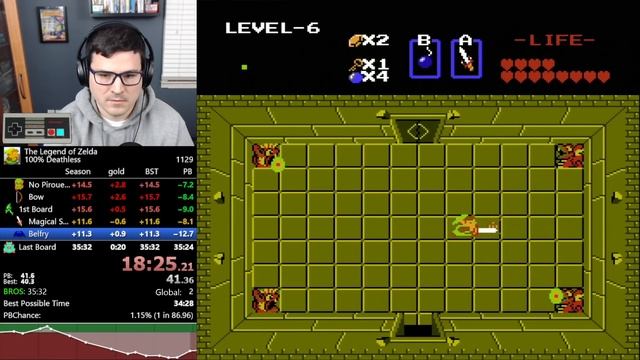 **NEW WR** (35:15) The Legend of Zelda - 100% no up+a speedrun смотреть онлайн