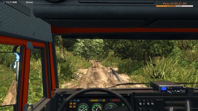 Стрим #11 по Euro Truck Simulator 2 "Суровая Россия Байкал r12" смотреть онлайн