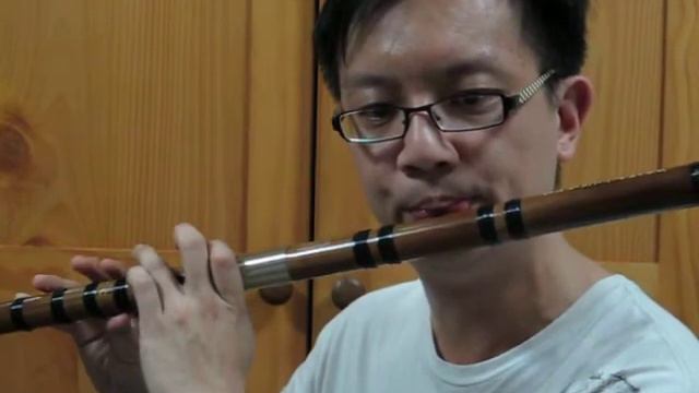 Chase Dream Person (theme Song For Snow Mountain Flying Fox) On My New Dizi