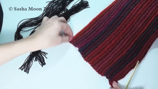 простой способ сделать кисти для шарфа смотреть онлайн