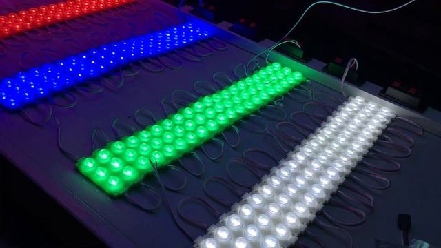 7520 LED module single color DC12V Edge-lit lens , side light SMD3030*3leds,3W For advertising box смотреть онлайн