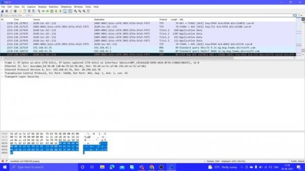 Application Layer Protocol SMTP using Wireshark. #wireshark #networking #Datacommunication #ECE