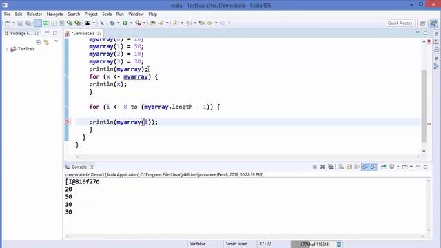 Scala Tutorial 18 - Arrays смотреть онлайн