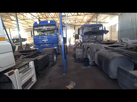 Починили бричку! Вшториные дальнобойщики на МАНагах!). смотреть онлайн