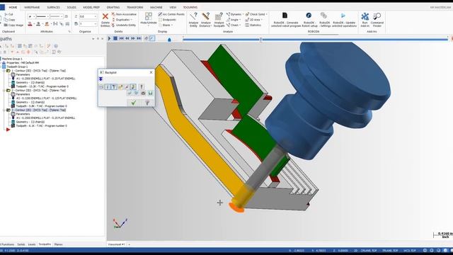 Mastercam case study: 3D contour and Surface project toolpaths смотреть онлайн