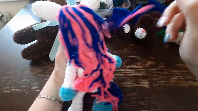 Новые игрушки амигуруми, процессы, небольшие покупки. смотреть онлайн